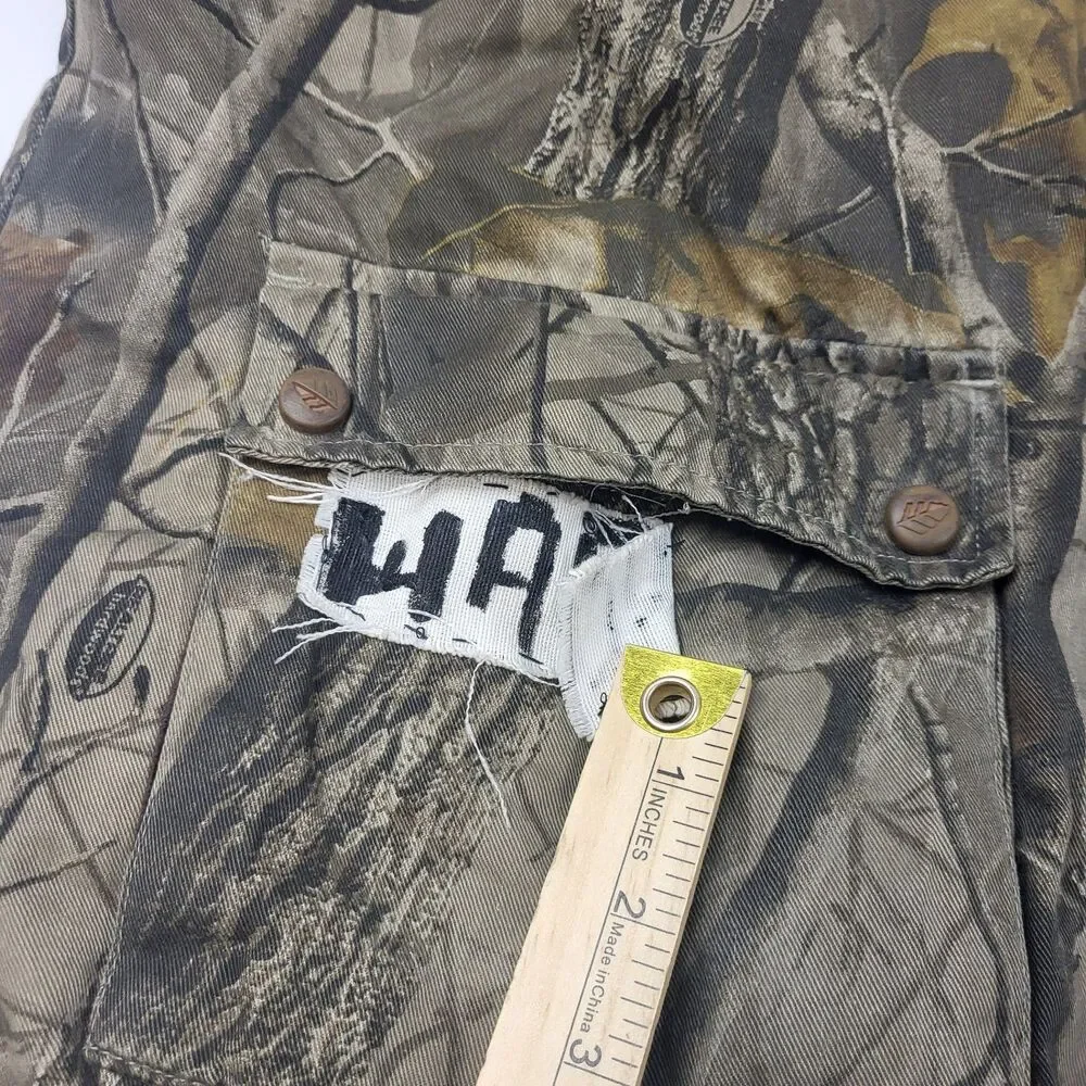 Whitewater Vintage Men’s Hunting Camo Jacket Insulated Hood M RealTree customize